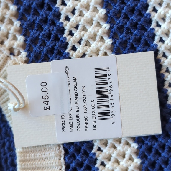 Omnes Lexi Striped Jumper NWT - Picture 3 of 4